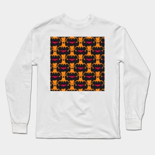 Pumpkin Pattern Long Sleeve T-Shirt